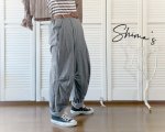 ▼〜Shima's〜 ニーギャザーフォルムパンツ ML/布セット<img class='new_mark_img2' src='https://img.shop-pro.jp/img/new/icons13.gif' style='border:none;display:inline;margin:0px;padding:0px;width:auto;' />