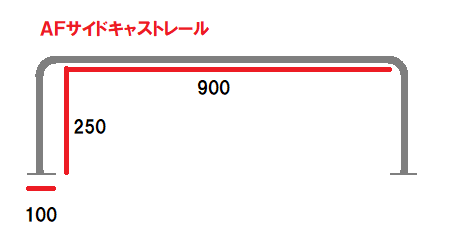 AFボート‐サイドキャストレール900×250‐ボート用品 - ウェブポイント AFボート‐サイドキャストレール900×250‐ボート用品 - ウェブポイント