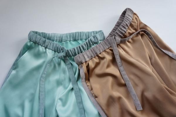 50％OFF】thomas magpie satin pants /mint [2213303] - M53