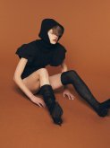 <img class='new_mark_img1' src='https://img.shop-pro.jp/img/new/icons50.gif' style='border:none;display:inline;margin:0px;padding:0px;width:auto;' />FAKUIMOHAIR KNEE-HIGH SOCKS / BLACK[FK-138]
