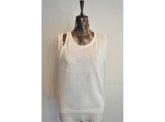【hippiness】double linking knit tank top/white cloud ONEサイズ [HK11]
