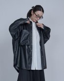 <img class='new_mark_img1' src='https://img.shop-pro.jp/img/new/icons16.gif' style='border:none;display:inline;margin:0px;padding:0px;width:auto;' />【30%off】Thomas magpie　eco leather jacket black/black one size [2233107]