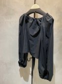 IHATOV ϥȡ   Cotton maxi sleeve blouse/FREEsize blackIH06-24SS-82308