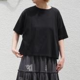 <img class='new_mark_img1' src='https://img.shop-pro.jp/img/new/icons1.gif' style='border:none;display:inline;margin:0px;padding:0px;width:auto;' />Thomas magpieCotton Plain top/BLACK38size 2252826