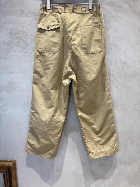 MARET マレ】 CLカルゼアシタックパンツ/beige 1.2size［M25S42