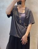 otoZIP TEE/charcoal 2size[OT53UT13]