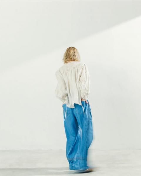 HOW2WORK Luna Denim ver. 未開封 Moon Laser Denim Curved Jeans • Marine Serre