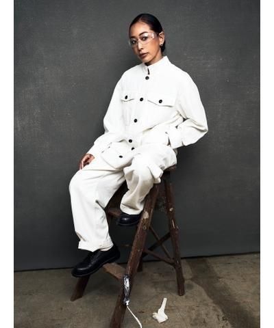 M53.】エムゴーサン british military jump suit /WHITE 1size[MP-049