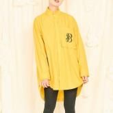 Thomas magpie  high neck BIG shirt/yellow 38size2254110