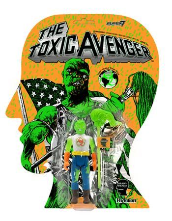 TOXIC AVENGER X BRAIN DEAD REACTION FIGURE - TOXIE (GLOW