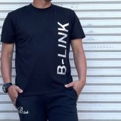 B-LINK<br>Training T-shirt<br>BLACK×SILVER<br>