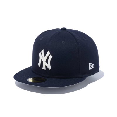 NEWERA】LIMITED 59FIFTY MLB Leather Logo ニューヨーク・ヤンキース