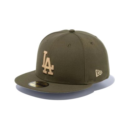 NEWERA】LIMITED 59FIFTY MLB Leather Logo ロサンゼルス