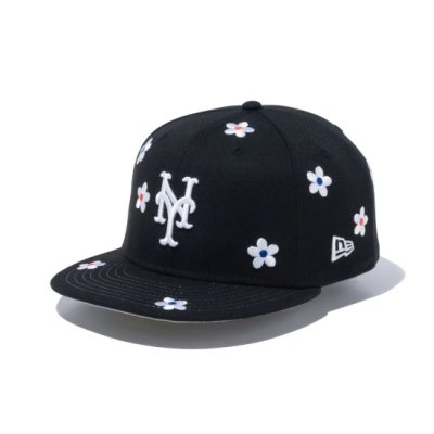 NEWERA】LIMITED 59FIFTY Flower Embroidery ニューヨーク・メッツ 