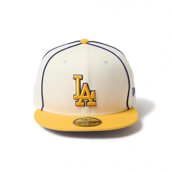 NEWERA】LIMITED 59FIFTY MLB Piping 2Tone ロサンゼルス