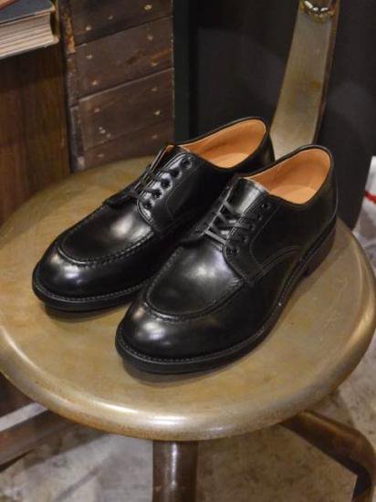 WHEEL ROBE ウィールローブ 15078 HEAVYSTITCHING MOC TOE ヘビーステッチング モックトゥ BLACK