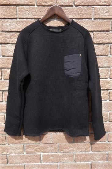 Re Made In Tokyo Japan Low Gauge Wool Airy Knit Black