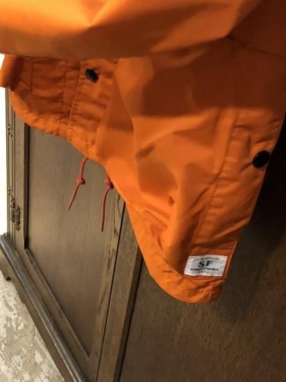 SASSAFRAS ササフラス / SF-201600 /Digs Crew Bud Jacket /Nylon/Orange