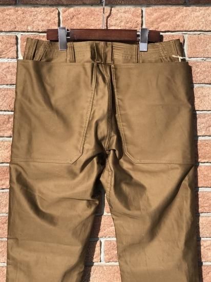 ササフラスOVERGROWN PANTSGIZA COTTON MOLESKIN Overgrown Fatigue Pants ”Giza Cotton Moleskin”（オーバー