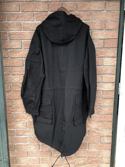 SASSAFRAS/ササフラス】Digs Crew Coat Nylon OX BLACK