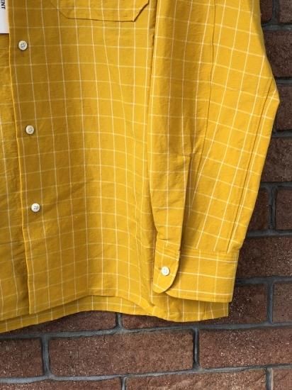 SUNNY ELEMENT サニーエレメントCoast Shirt /Yellow Check