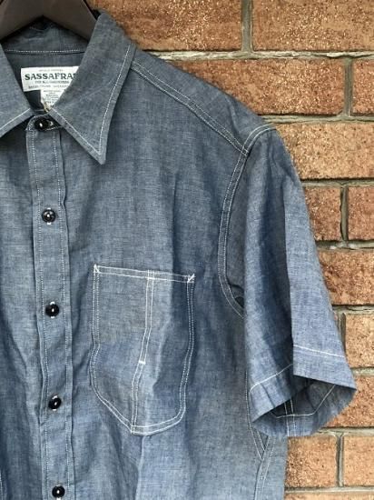 ササフラス　Wheel Barrow Shell Shirts 1/2 Sサイズ SASSAFRAS[ササフラス] Wheel Barrow Shell Shirt 1/2 - Block Check