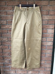 <img class='new_mark_img1' src='https://img.shop-pro.jp/img/new/icons1.gif' style='border:none;display:inline;margin:0px;padding:0px;width:auto;' />CIOTA/<br>Weapon Chino Cloth Pants (43khaki)<br>Beige