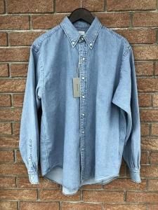 <img class='new_mark_img1' src='https://img.shop-pro.jp/img/new/icons1.gif' style='border:none;display:inline;margin:0px;padding:0px;width:auto;' />CIOTA/<br>Denim B.D Shirt<br>Light Blue