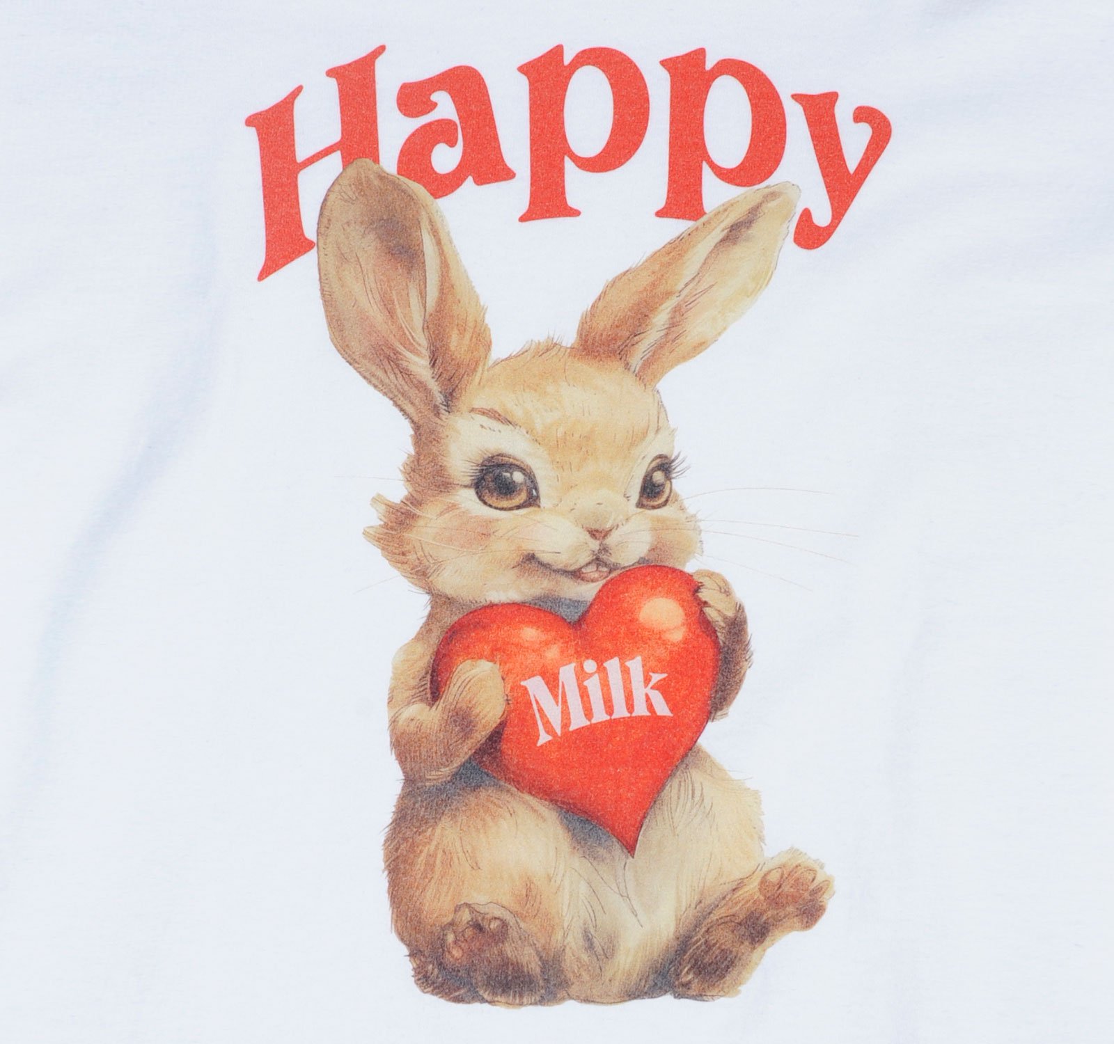 HAPPY BUNNY ロングT - MILK MILKBOY OFFICIAL ONLINE SHOP | milk inc.