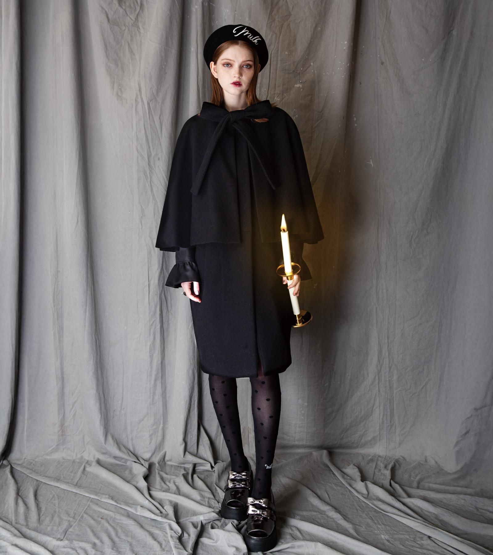 NOBLE コート コットンダブルクロスハーフコート（トレンチコート