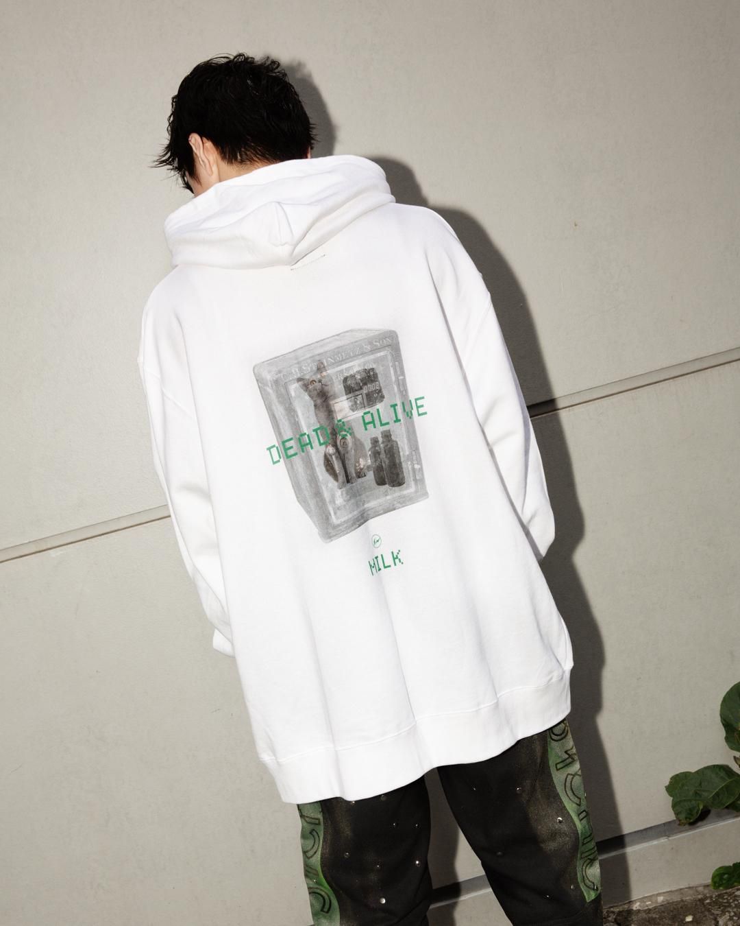 t*4様 MILK BOY × FRAGMENT DESIGN Hoodie 藤 Hiroshi Fujiwara × MILKBOY HOODIE - MILK MILKBOY OFFICIAL
