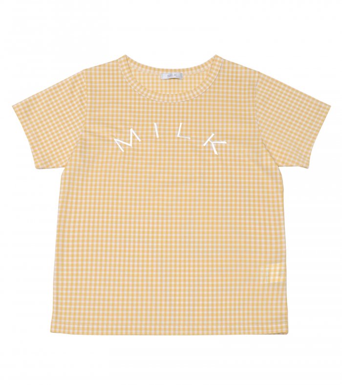 ギンガムロゴ Tee - MILK MILKBOY OFFICIAL ONLINE SHOP | milk