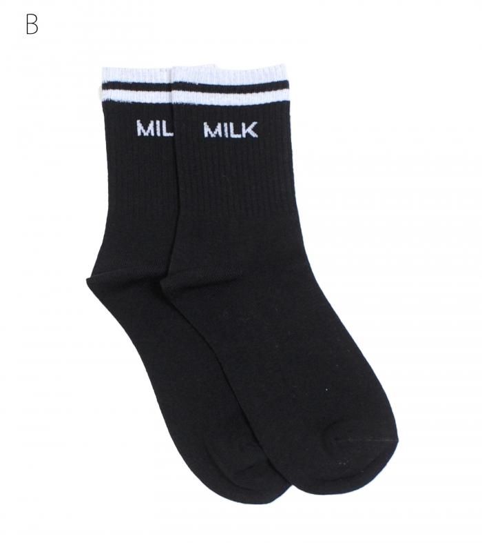 Logo line SOCKS - MILK MILKBOY OFFICIAL ONLINE SHOP | milk inc.