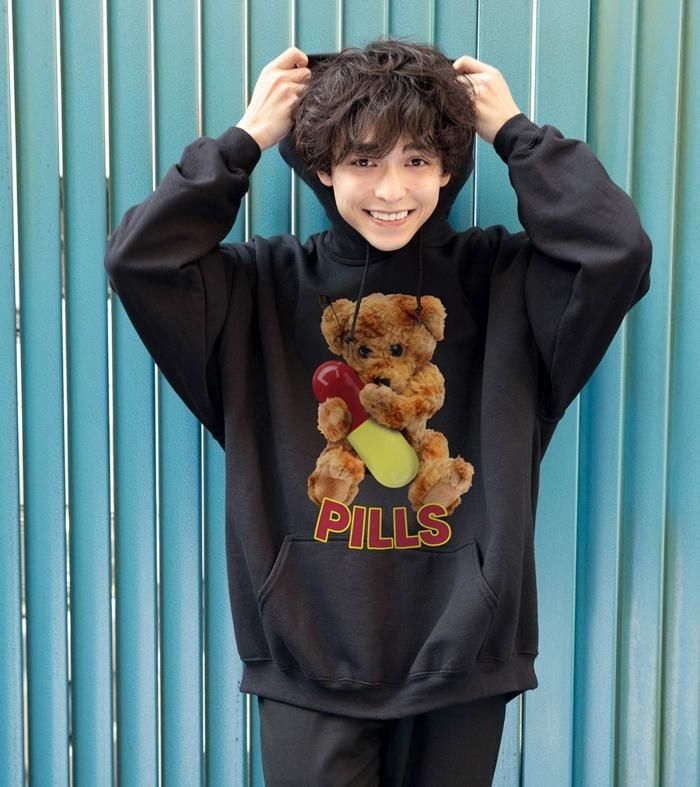 MILKBOY PILL BEAR HOODIE XL BIG パーカー