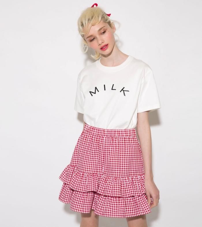 Gingham キュロット - MILK MILKBOY OFFICIAL ONLINE SHOP | milk inc