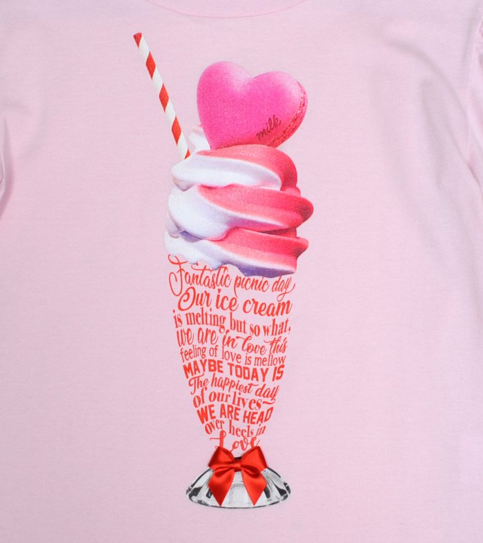 Sweets メッセージ パフ Tee - MILK MILKBOY OFFICIAL ONLINE