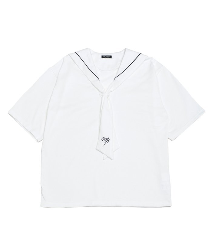MILKBOY LONG BOW SAILOR SHIRTS - Tシャツ/カットソー(半袖/袖なし)