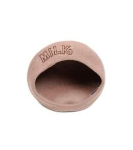 新品 MILK プードルベレー帽 milkfed 川瀬智子 コラボ ベレー帽 - メルカリ