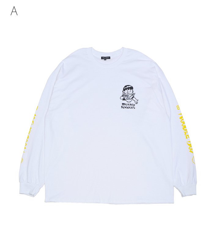 NOODLE L.S. TEE - MILK MILKBOY OFFICIAL ONLINE SHOP | milk inc