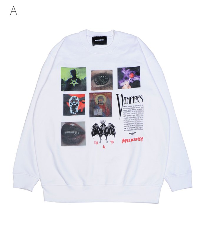 VAMPIRE PHOTO SWEATS - MILK MILKBOY OFFICIAL ONLINE SHOP | milk inc