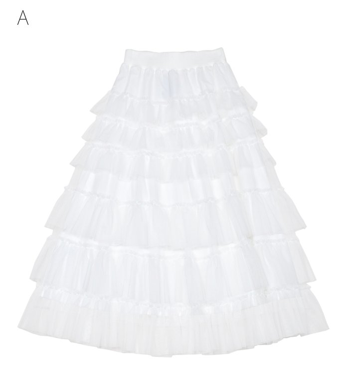 LAND RUFFLE SKIRT - MILK MILKBOY OFFICIAL ONLINE SHOP | milk inc.