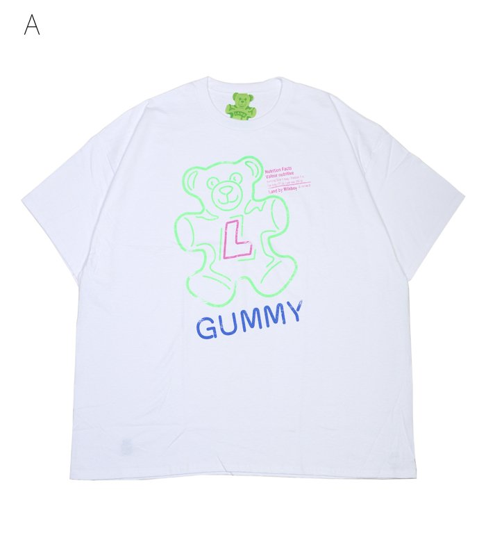 GUMMY BEAR TEE - MILK MILKBOY OFFICIAL ONLINE SHOP | milk inc