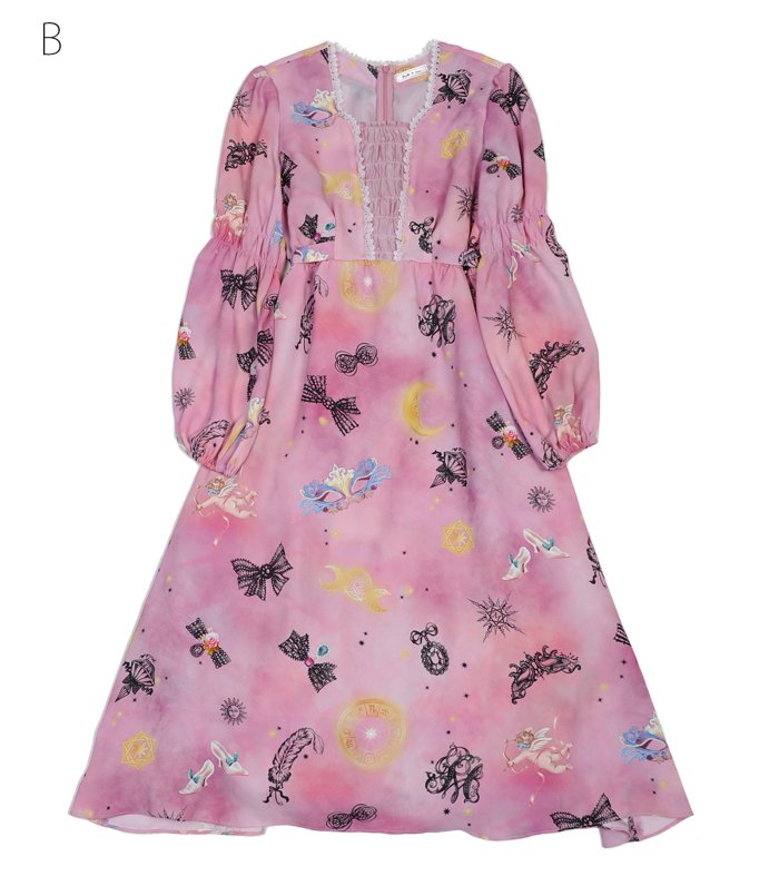 MILK ジュリエット Dress ドレス ワンピース プラムピンクお色はプラムピンクです