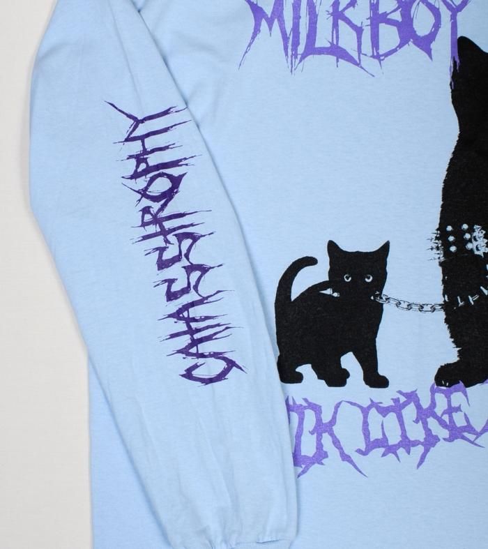 milkboy cat tower tee ねこ 猫キャット ARMY Tシャツ - メンズ