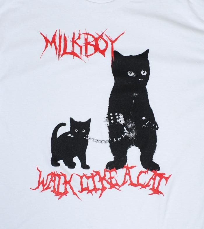 CAT WALK L.S. TEE - MILK MILKBOY OFFICIAL ONLINE SHOP | milk inc