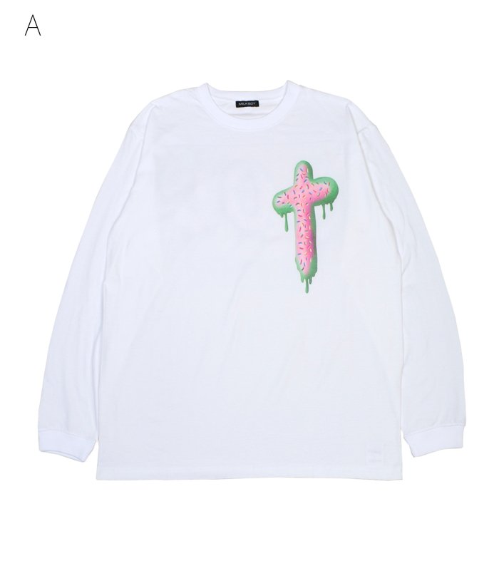 GOD DONUTS L.S. TEE - MILK MILKBOY OFFICIAL ONLINE SHOP | milk inc