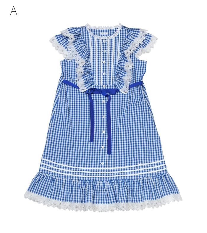 和風 Sweet Gingham Dollワンピース ボンネット 黒 | dizmekaro.com