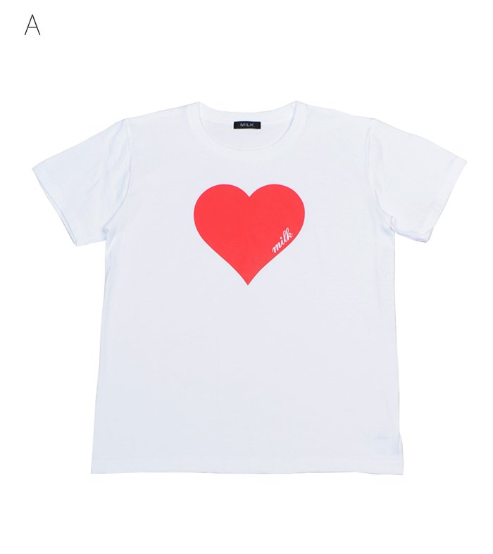 Plump Heart Tee - MILK MILKBOY OFFICIAL ONLINE SHOP | milk inc.