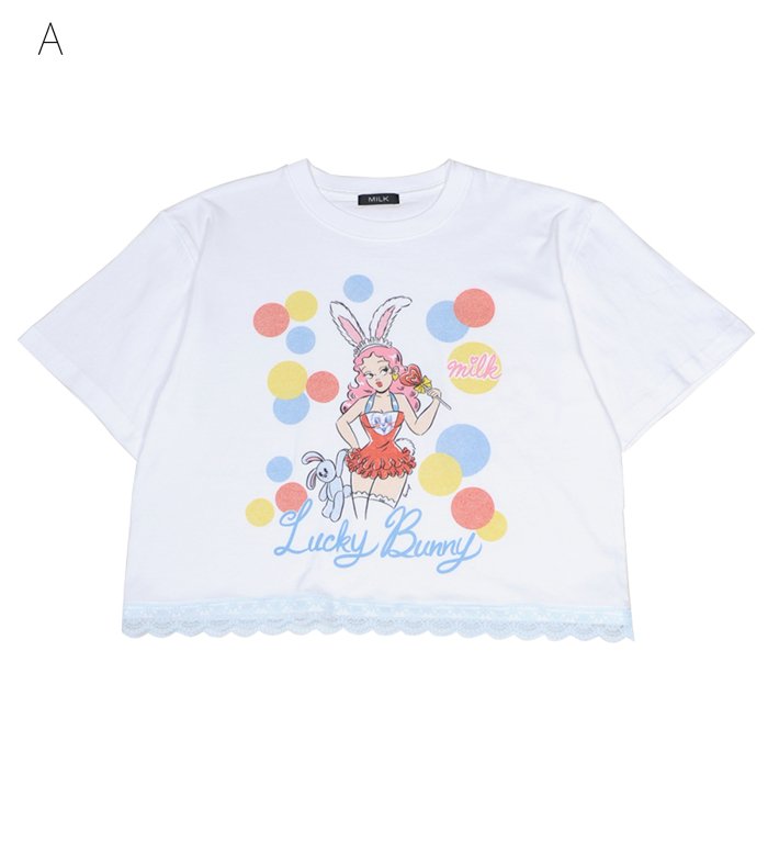 Lucky Bunny Tee - MILK MILKBOY OFFICIAL ONLINE SHOP | milk inc