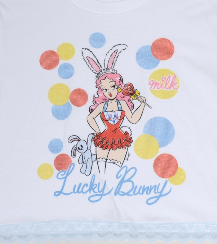Lucky Bunny Tee - MILK MILKBOY OFFICIAL ONLINE SHOP | milk inc.